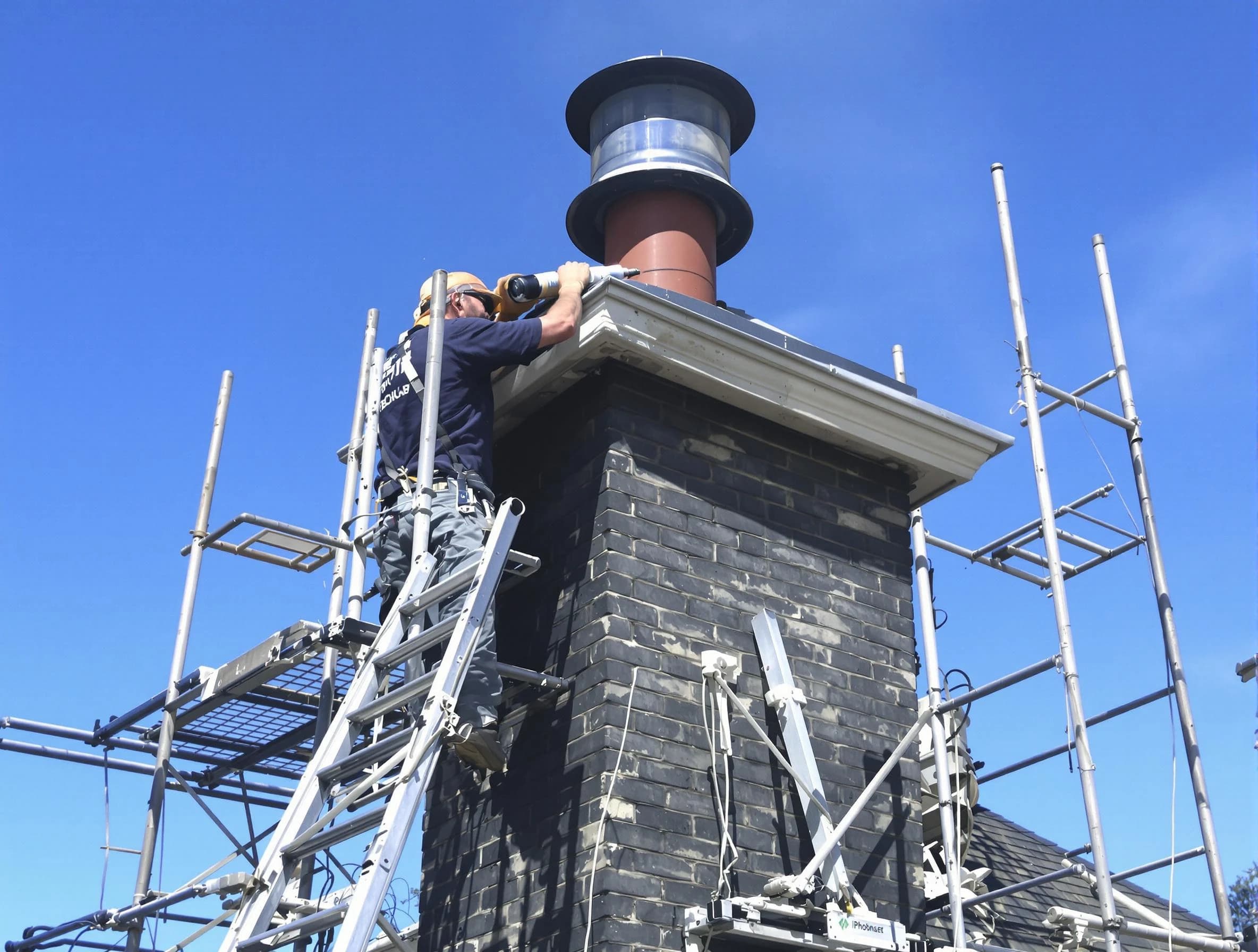 Sturdy chimney crown finished by Piscataway Chimney Sweep in Piscataway, NJ