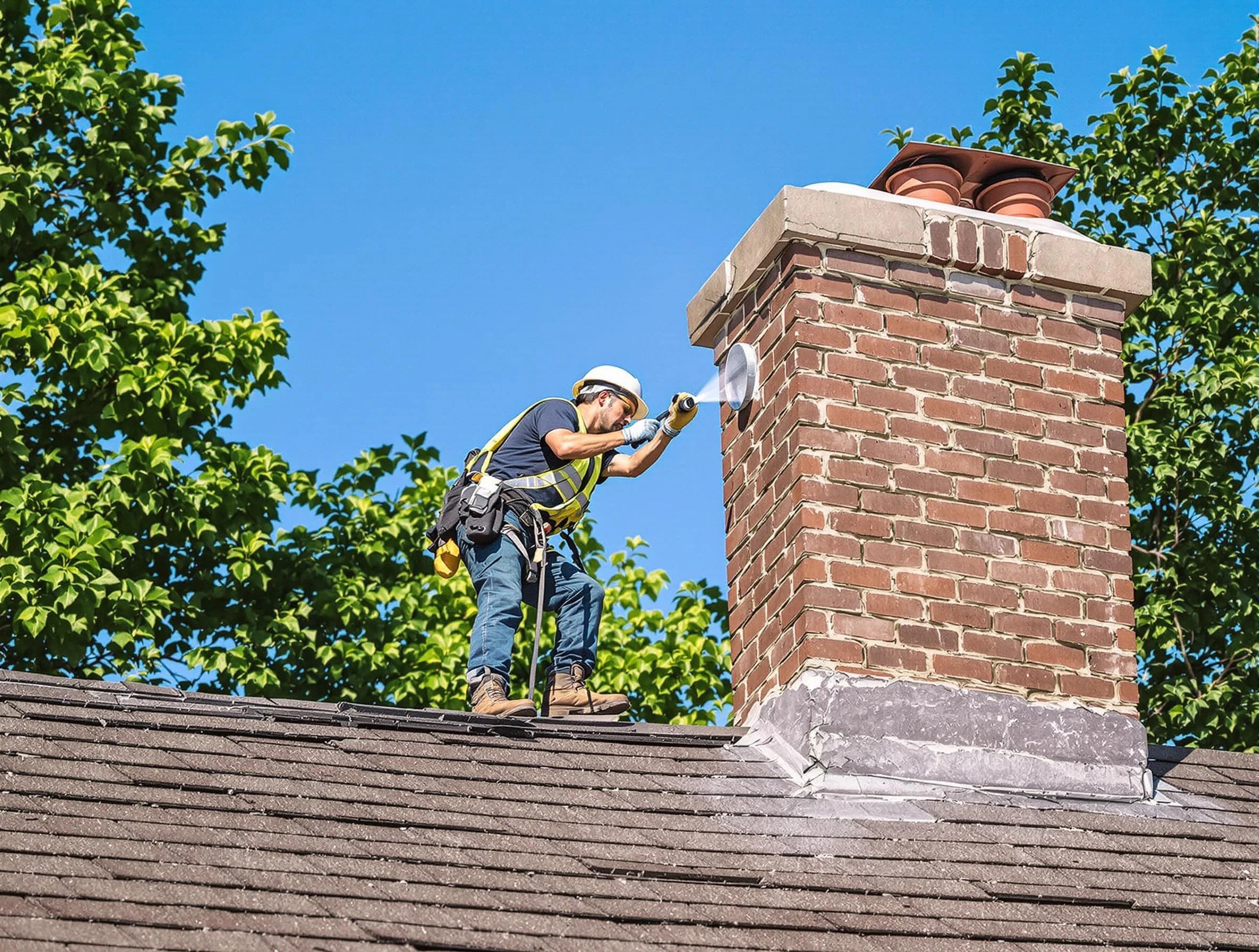 Piscataway Chimney Sweep performing an inspection with advanced tools in Piscataway, NJ