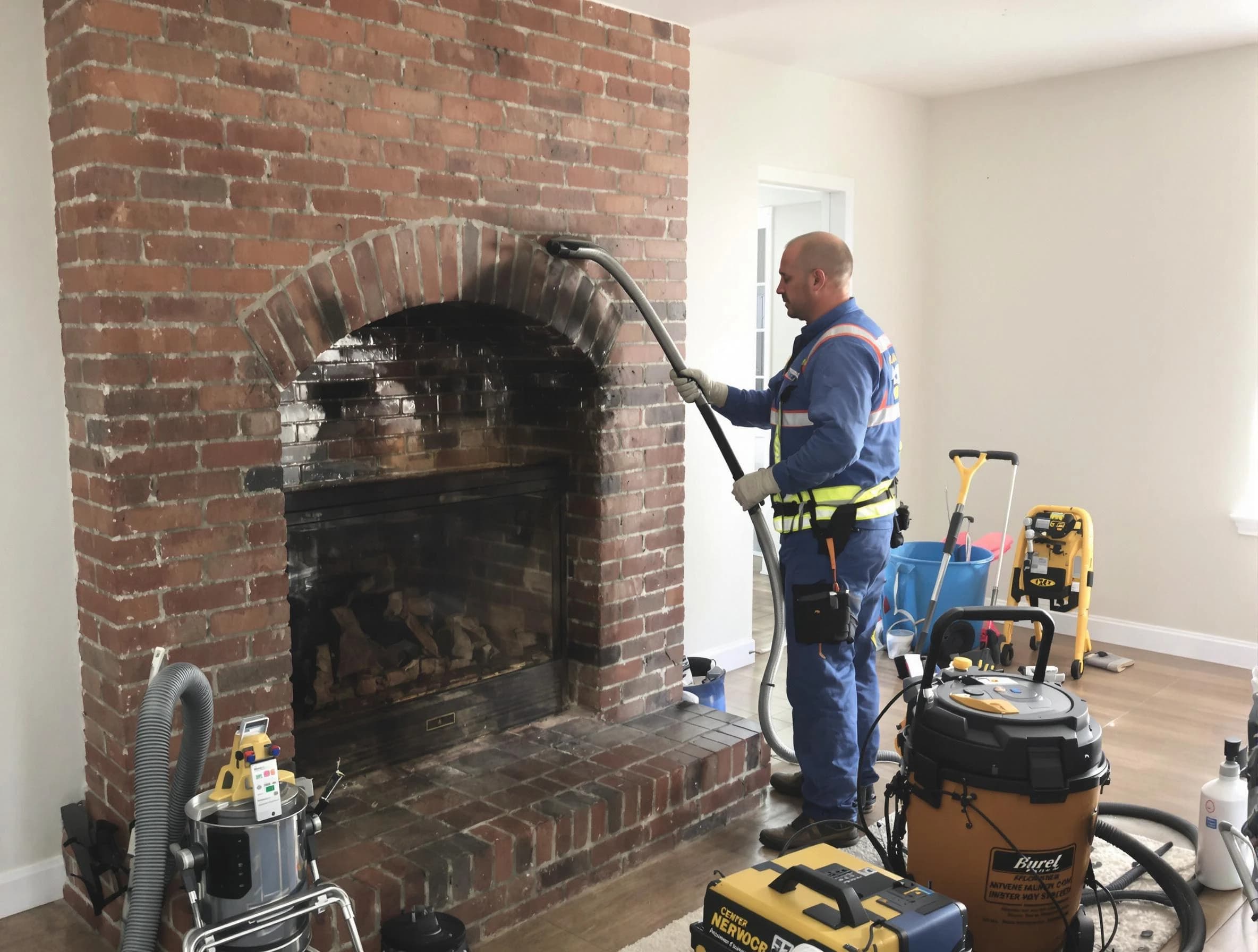 Piscataway Chimney Sweep expert performing detailed chimney sweep in Piscataway, NJ