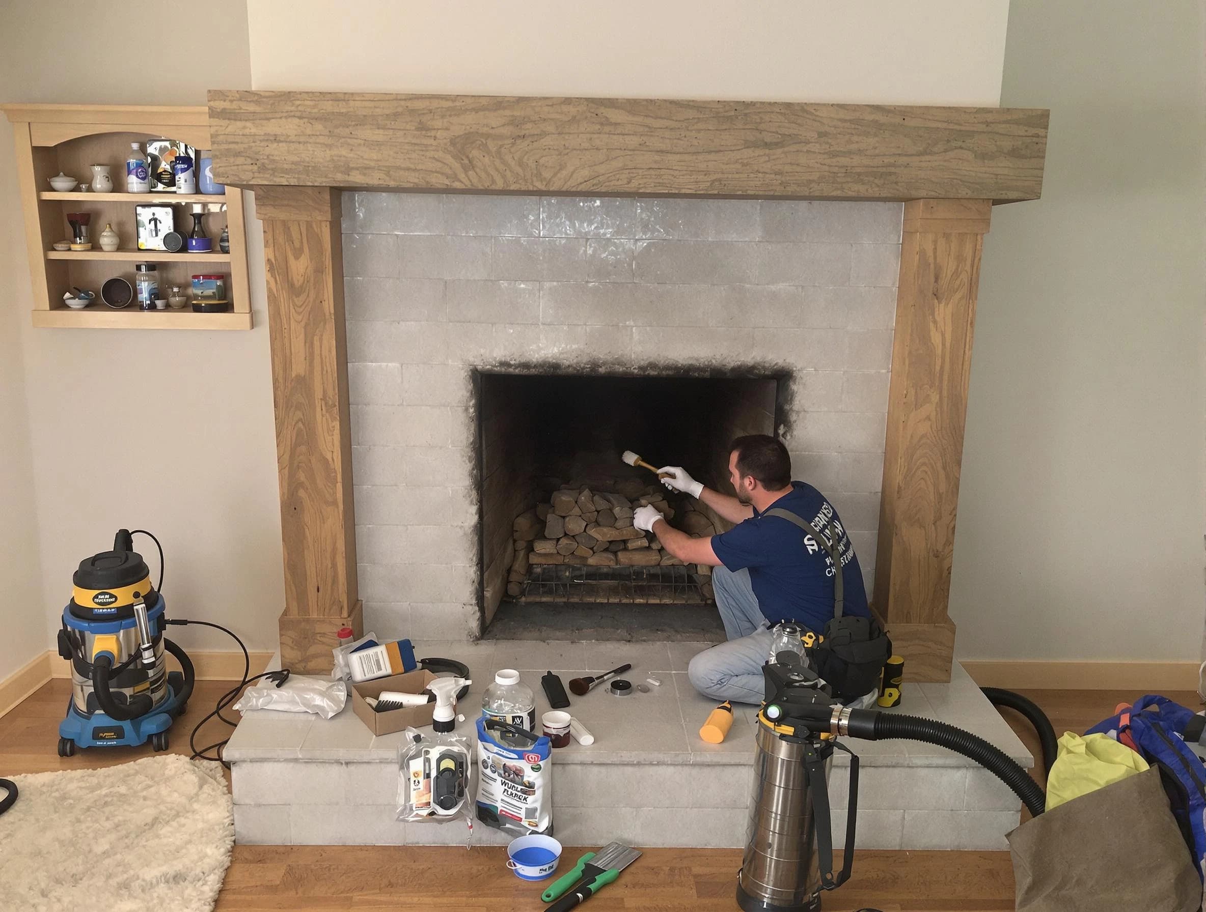 Detailed creosote removal process by Piscataway Chimney Sweep in Piscataway, NJ