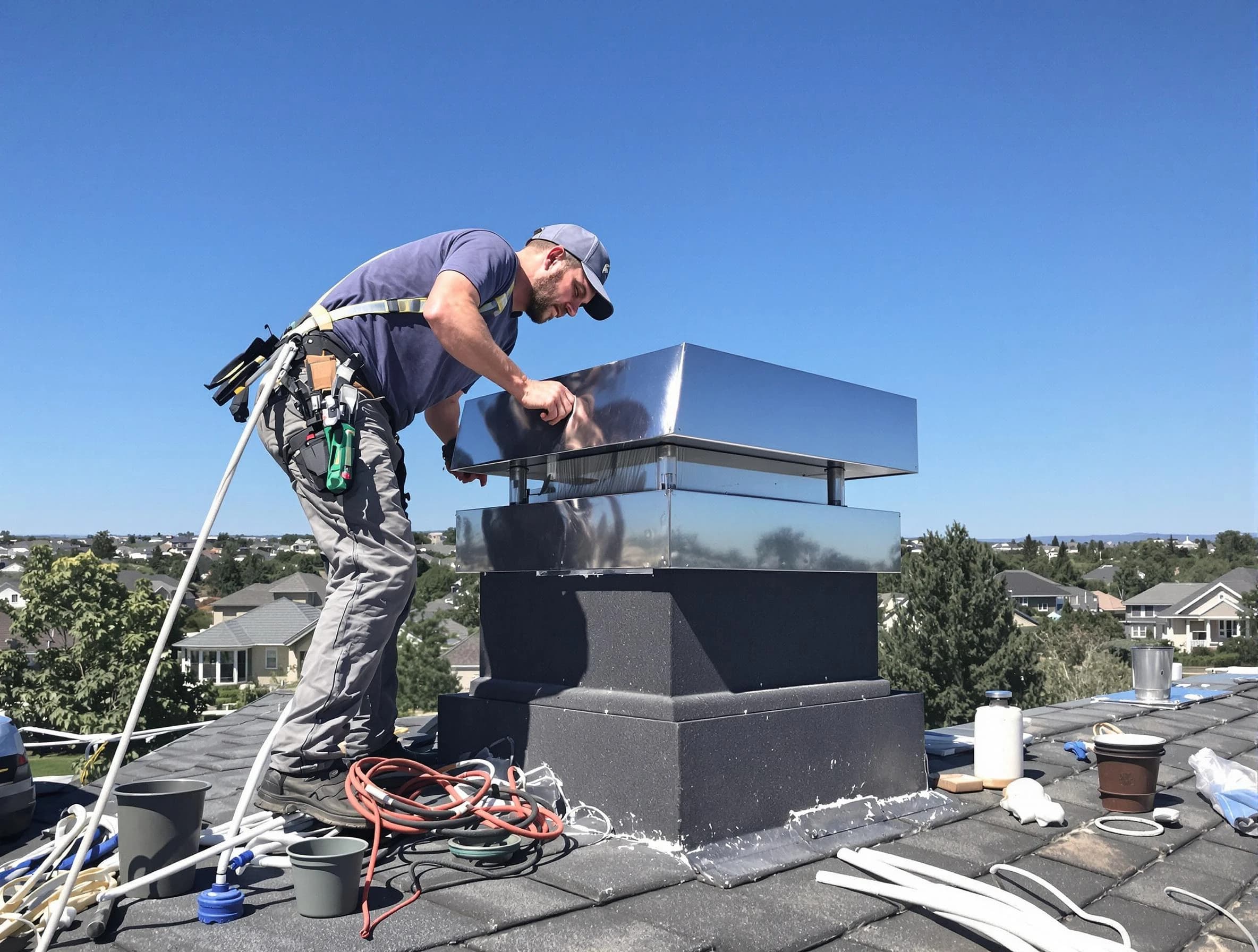 Chimney Cap Services service in Piscataway, NJ